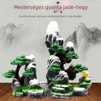 Akváriumi rockery dekoráció gyantából – valósághű tájhatás; Anyag: gyanta; Funkció: akvárium dekoráció; Súly: kb. 1 kg; Készlet: 1 db