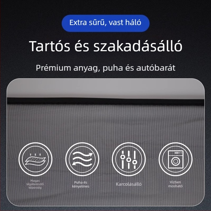 Fém autó radiátor elülső rács háló — rovarvédelem, OEM