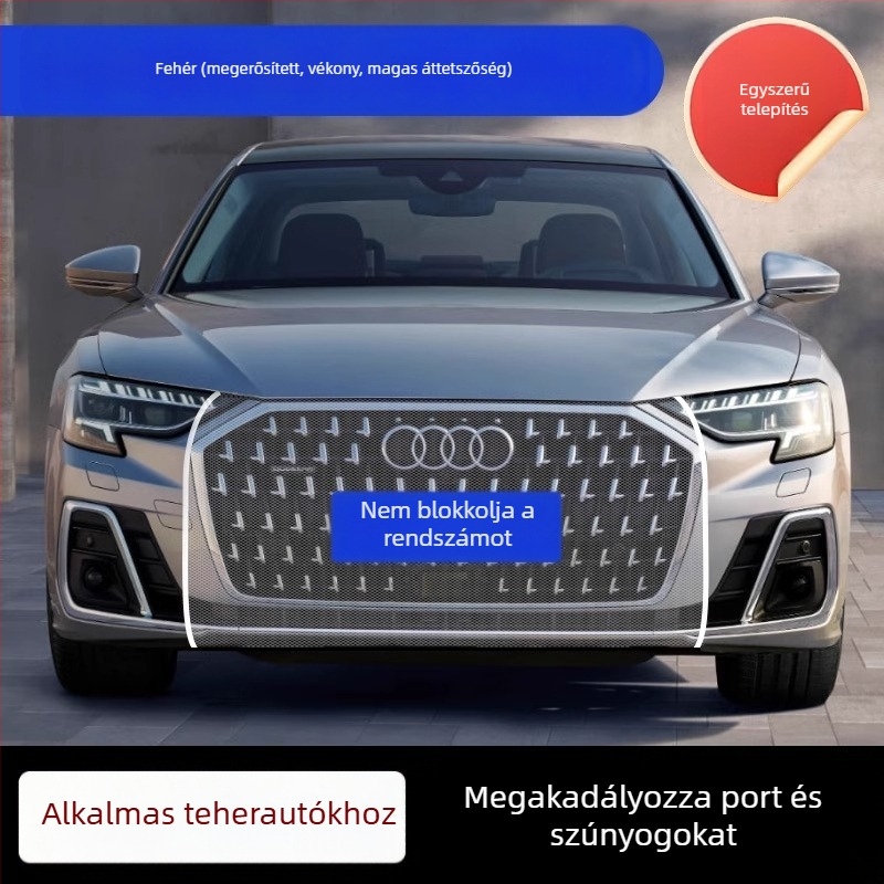 Fém autó radiátor elülső rács háló — rovarvédelem, OEM