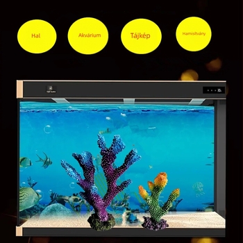 Természetes gyanta alapú akváriumi tájdecor – korall-figurák, kis és nagy korallok akváriumi dekorációhoz; Anyag: Természetes gyanta; Kategória: Akváriumi tájépítés; Használat: Dekoráció; Specifikációk: Kis és nagy korallok; Súly: 15