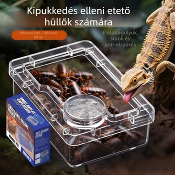 NOMOY PET Hüllő etetőedény gyíkok és teknősök számára — nem importált, alkalmas hüllőkre vagy madarakra.