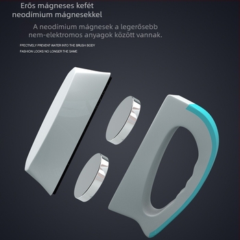 Mágneses műanyag akváriumi ecset, kétoldalas tisztítás üveghez, 100–600 g