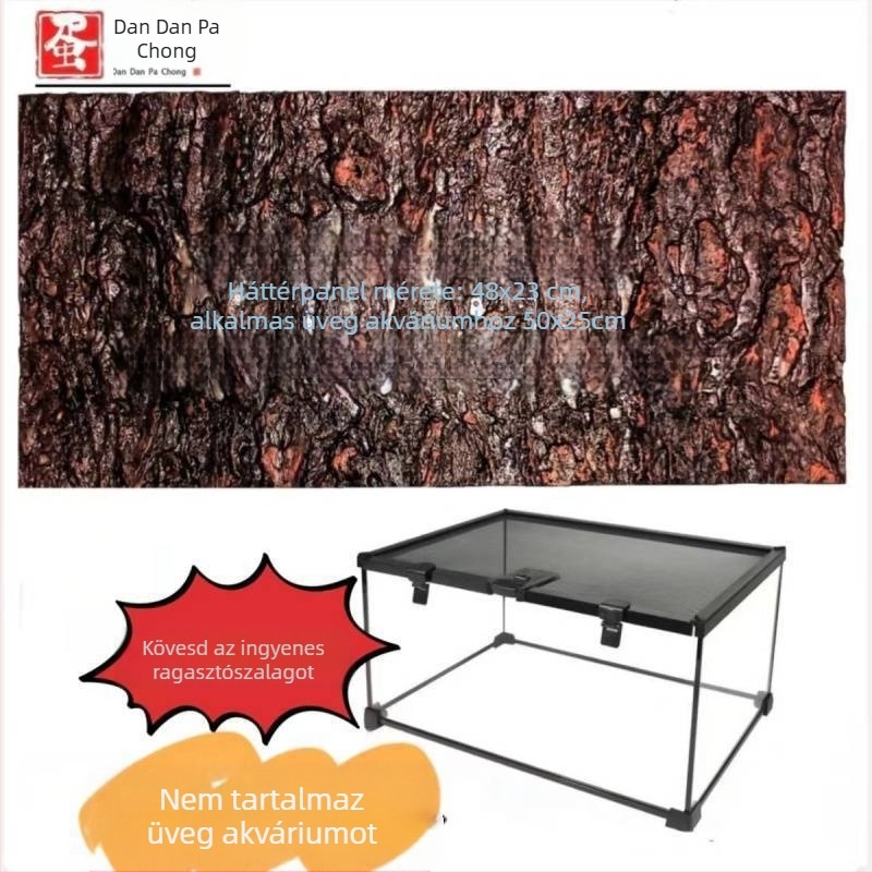 Fedéllel ellátott üveg terrárium arboreális hüllőknek, esőerdei ökoszisztéma élőhely, szaporítási doboz gecko számára