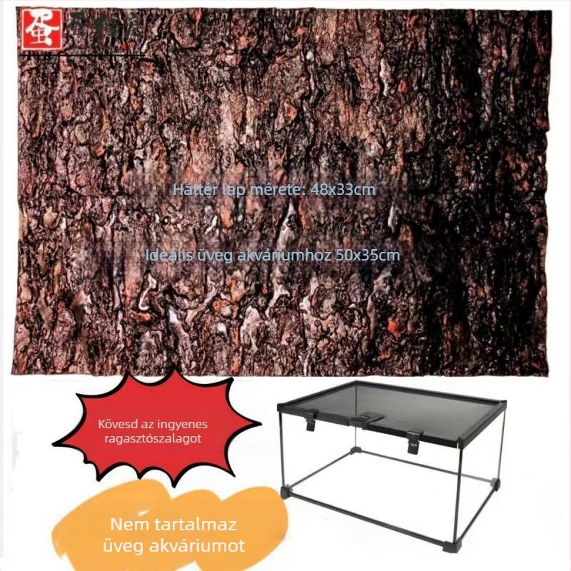 Fedéllel ellátott üveg terrárium arboreális hüllőknek, esőerdei ökoszisztéma élőhely, szaporítási doboz gecko számára