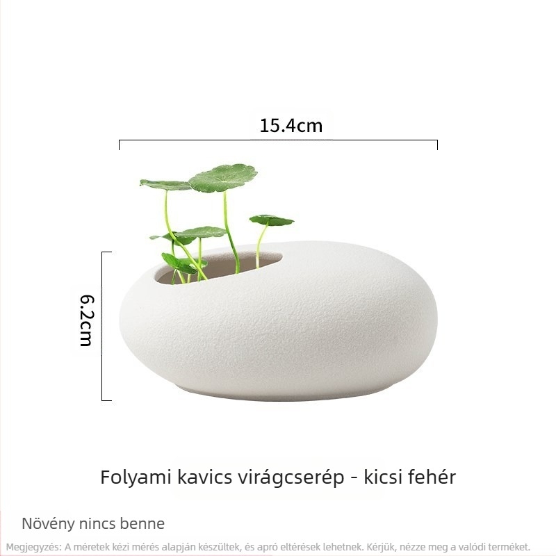 Padlóra álló kerámiavirágcserép – egyszerű stílus, otthoni kertészkedéshez