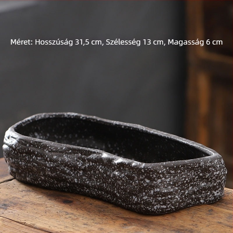 Padlóra álló kerámiavirágcserép – egyszerű stílus, otthoni kertészkedéshez