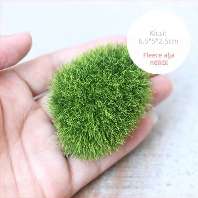 Faldekoráció mesterséges mohával és kővel – Bubble anyag, félig manuális/félig mechanikus feldolgozás, csomagolás OPP, Phenylo márka