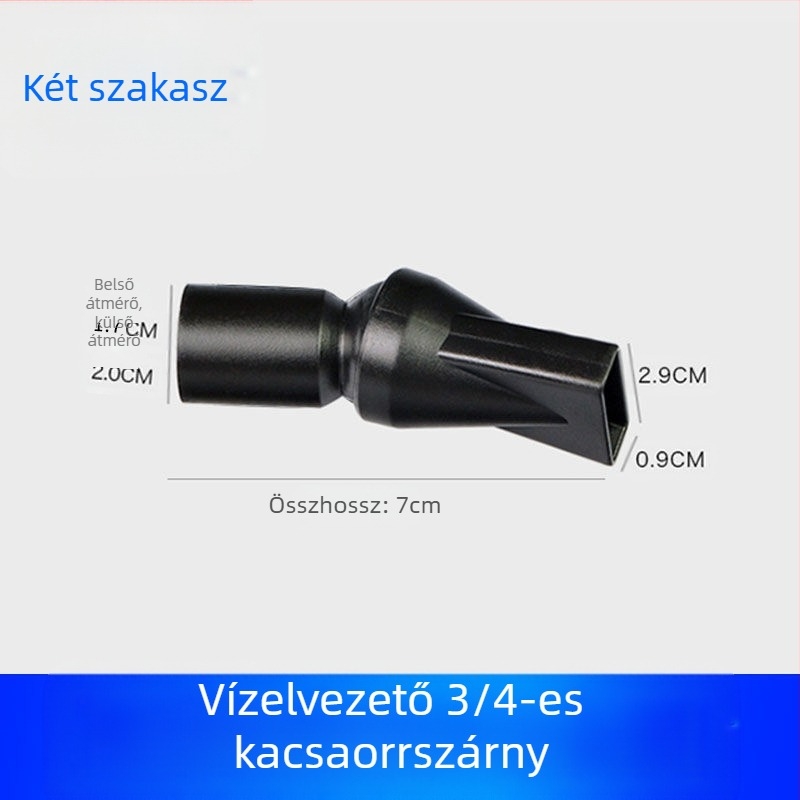 Akvaris vízkiáramló készlet kiterjesztéssel, Tornádó fejcső, Duckbill dűza és kimeneti csatlakozó