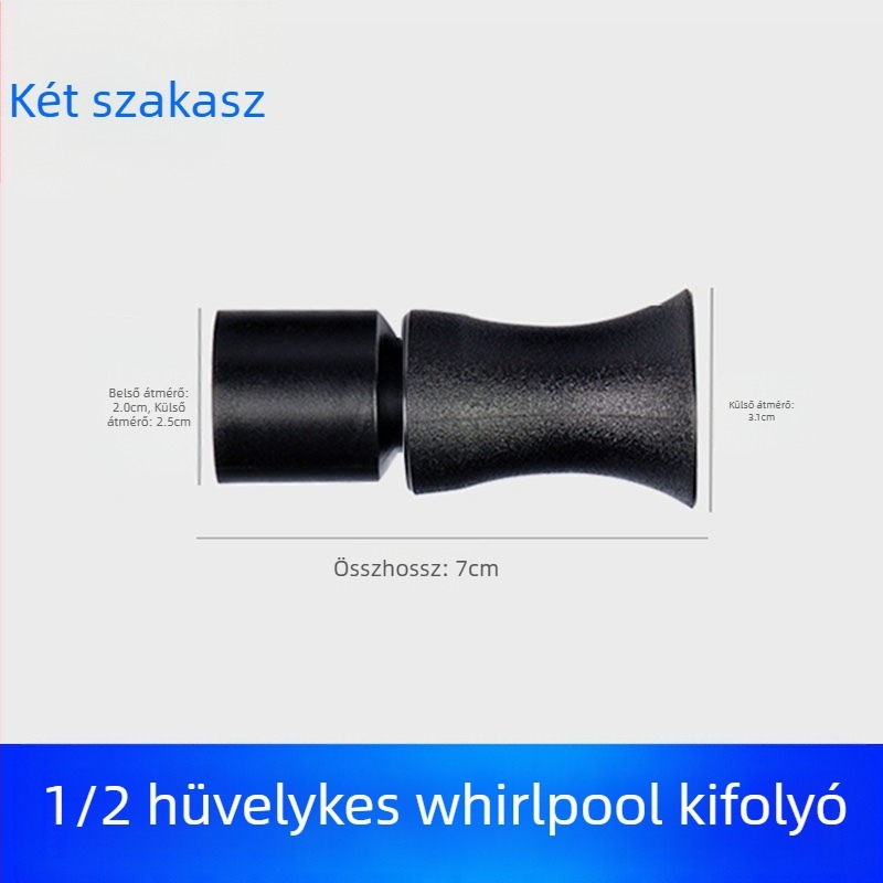 Akvaris vízkiáramló készlet kiterjesztéssel, Tornádó fejcső, Duckbill dűza és kimeneti csatlakozó