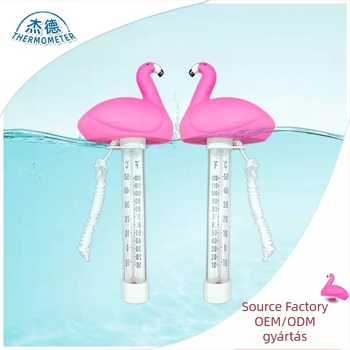 Jade vízhőmérő akváriumhoz és babafürdetéshez, rajzfilm design, testreszabás elérhető, hőmérséklet felbontás lekérdezésre