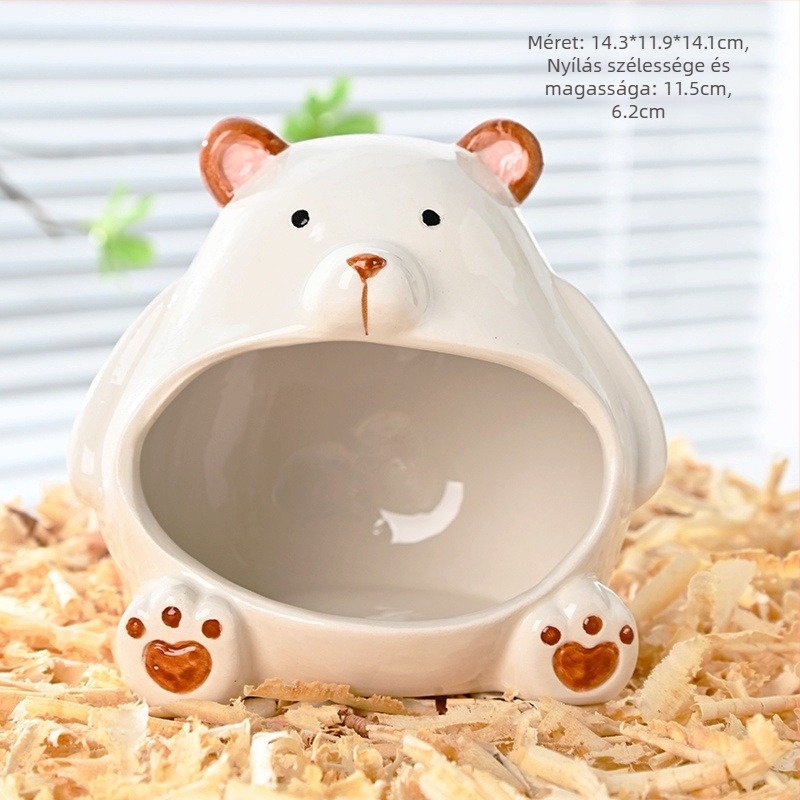 Hamster kerámiás fészek, iglu alakú menedék kerámiából, beltéri dekoráció