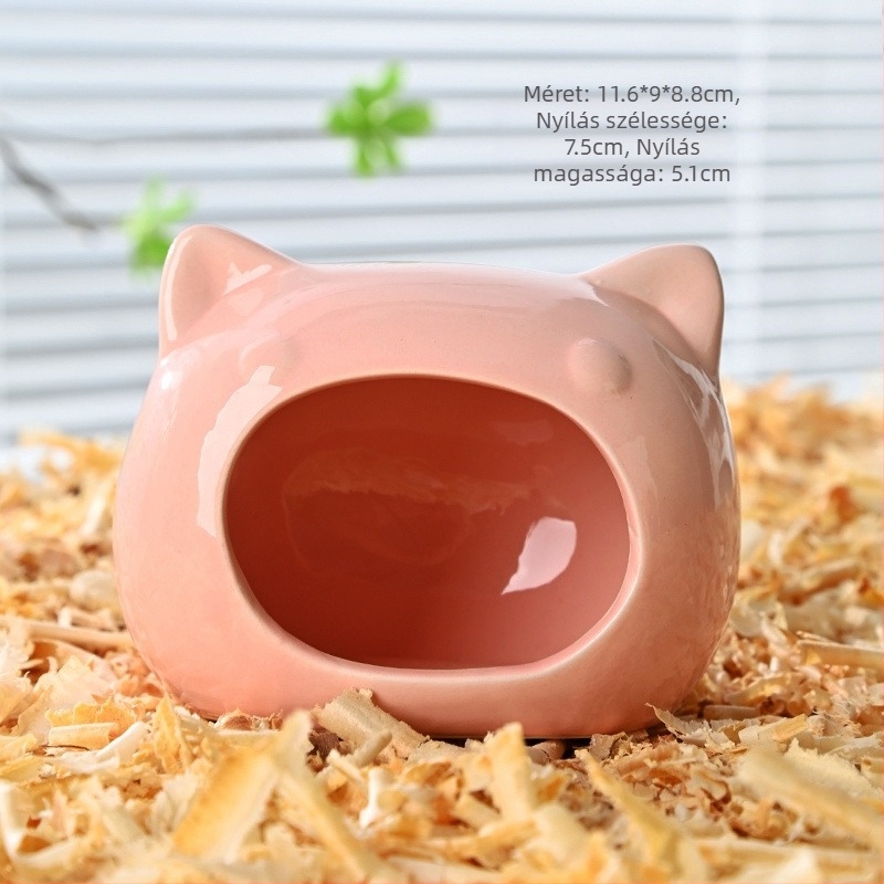 Hamster kerámiás fészek, iglu alakú menedék kerámiából, beltéri dekoráció