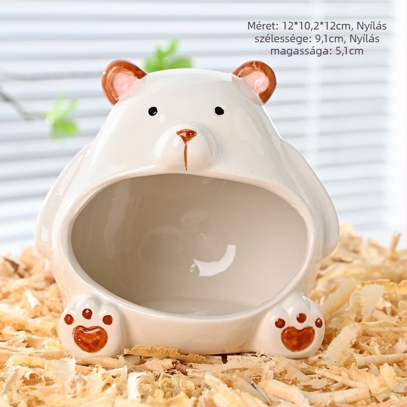Hamster kerámiás fészek, iglu alakú menedék kerámiából, beltéri dekoráció