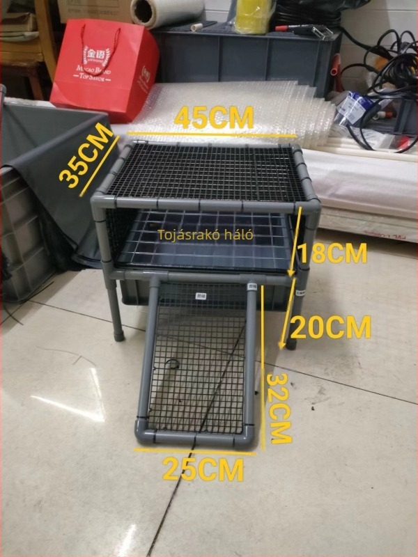 Teknős tojásrakó medence hálós pihenőplatform íves menedékház tenyésztéshez és egyéb célokra