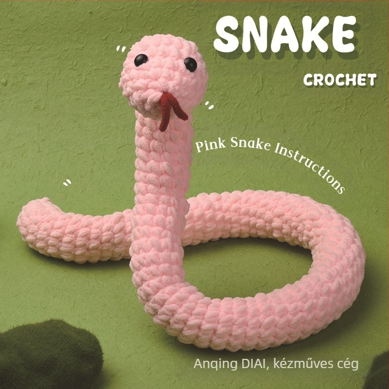 DIY horgolási készlet babáknak – 50% gyapjú, 24s fonal, 4 szál, worsted sodrás