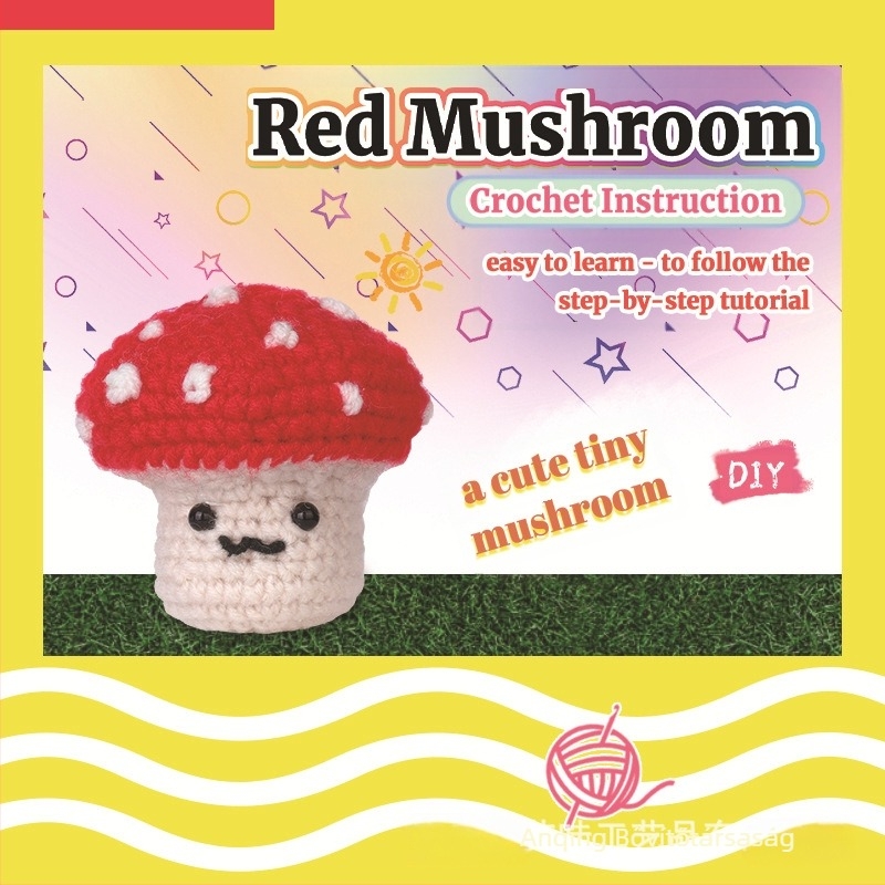 DIY horgolási készlet babáknak – 50% gyapjú, 24s fonal, 4 szál, worsted sodrás