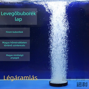 Oxigén buboréktárcsa akváriumhoz – kenyérszerű forma, levegőztető kő, 500 g, Qian Dun