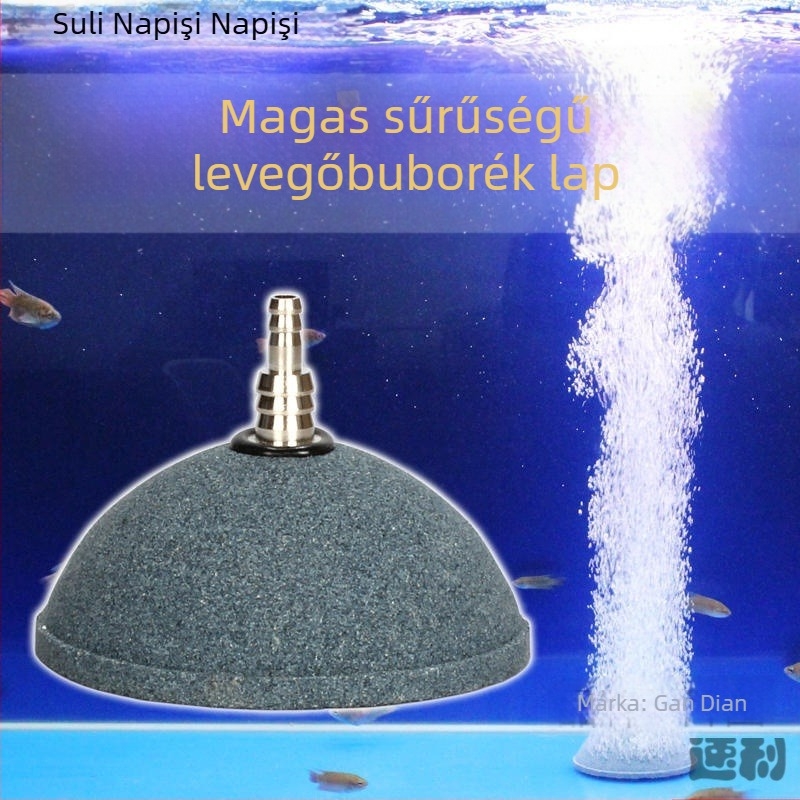 Oxigén buboréktárcsa akváriumhoz – kenyérszerű forma, levegőztető kő, 500 g, Qian Dun