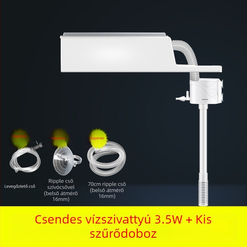 Akváriumi 3-in-1 merülőpumpa a szűréshez és oxigénnel való dúsításhoz — ABS anyag, három az egyben kialakítás, Xuan Song márka (ABS; Funkció: hullámokat kelt és oxigénez; Fő cél: szűrés és oxigénnel való dúsítás; Stílus: három az egyben merülőpumpa)