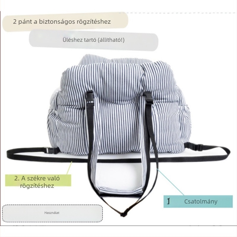 Kutyák számára autóban használható kennel – textil kisállatfészek