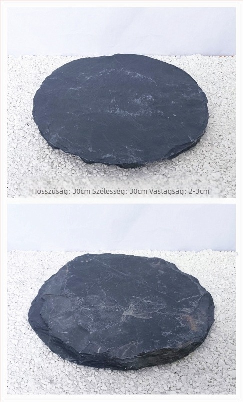 Teknős terrárium: napozó platforma kőlemezekből, dekoratív kövek