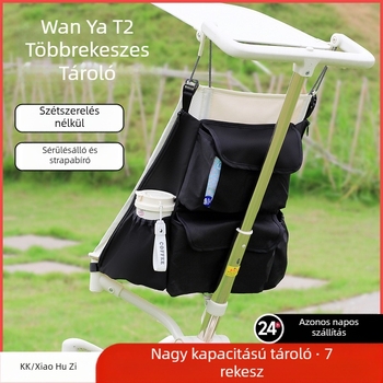 Lan feilin T2 babakocsi szervező: tárolókosár, tároló táska, üléspárna és hátizsák-stílusú hordozó • Kód: 20250529 • Kategória: Részek • Anyag: Egyéb • Márka: Lan feilin