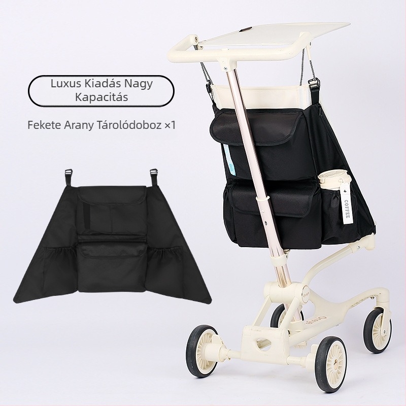 Lan feilin T2 babakocsi szervező: tárolókosár, tároló táska, üléspárna és hátizsák-stílusú hordozó • Kód: 20250529 • Kategória: Részek • Anyag: Egyéb • Márka: Lan feilin