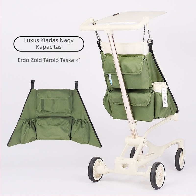 Lan feilin T2 babakocsi szervező: tárolókosár, tároló táska, üléspárna és hátizsák-stílusú hordozó • Kód: 20250529 • Kategória: Részek • Anyag: Egyéb • Márka: Lan feilin