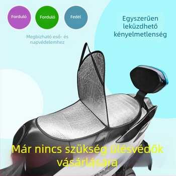 Elektromos jármű ülésvédő huzat – napvédelmi, hőszigetelés, égés elleni védelem, vízálló, gyapot töltés, testreszabható