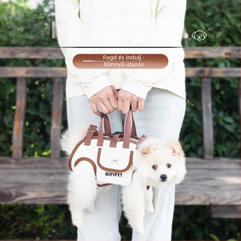 Háziállat szállító hátizsák, Oxford anyag, 6 kg kapacitás, puha kivitel, kézben vagy keresztpánttal hordozható