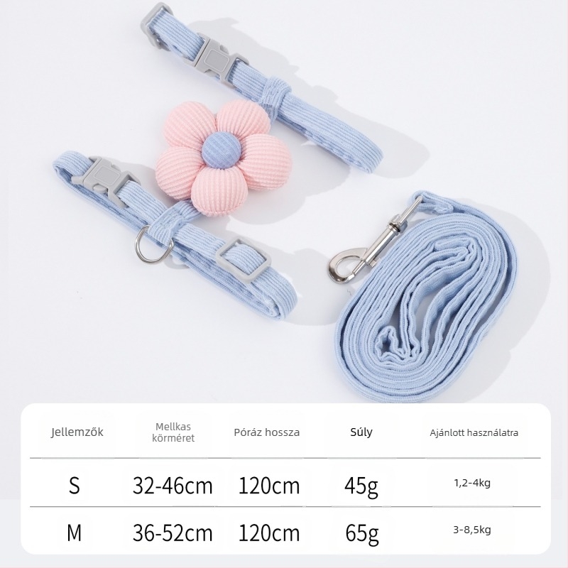 HAWoo macska I-formájú mellényhám, poliészter, állítható mellkasi pánt, nem nyúlik