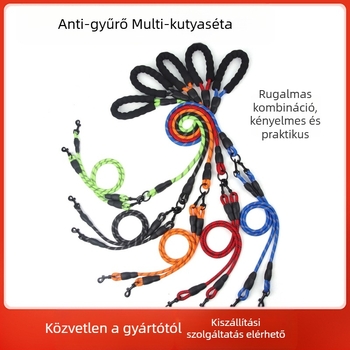 Nylon kutyapóráz – nyújtható, harapásálló, kopásálló, anti összegubancolódás