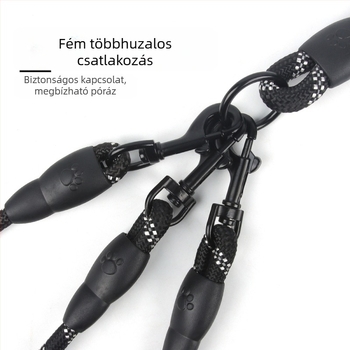 Nylon kutyapóráz – nyújtható, harapásálló, kopásálló, anti összegubancolódás