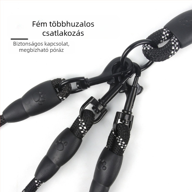 Nylon kutyapóráz – nyújtható, harapásálló, kopásálló, anti összegubancolódás