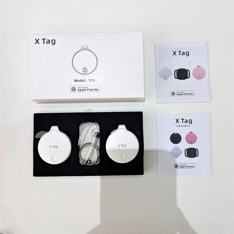 FIND-Y12 Körkörös globális lokátor intelligens nyomkövetéssel, kétirányú anti-eltűnés riasztás, 10–15 m hatótávolság, 210 mAh akkumulátor, ABS ház, 7,77 g, Pénztárca, Kulcsok és Háziállatok számára