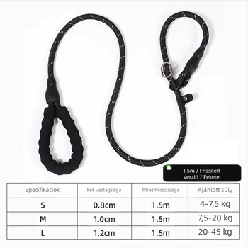 Nylon kutya póráz, bővíthető, 120 darabos készlet