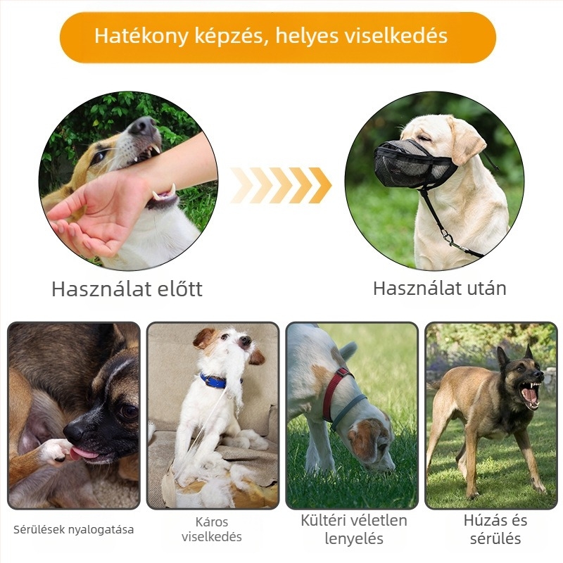 Kutyaszájkosár poliészterből, márka doglemi, csomagolás 50 darab, IP engedély: Nincs