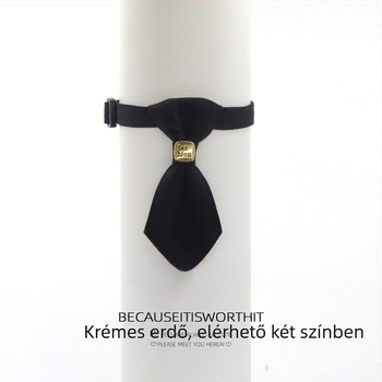 Kutya- és macska nyakörv masnis díszítéssel — Általános használat, Anyag: Egyéb, Nem importált, IP engedély nélküli