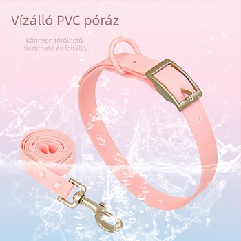 PVC vízálló kutyapóráz – Zichen (Pet) – vontatószalag; csomagolás 200
