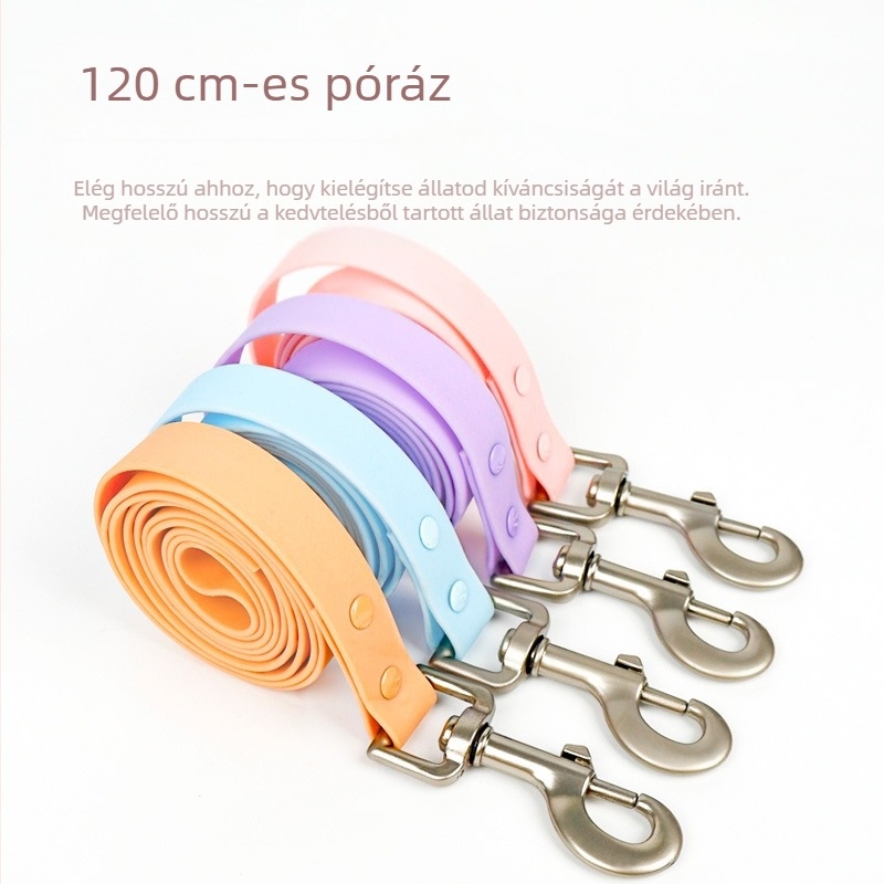 PVC vízálló kutyapóráz – Zichen (Pet) – vontatószalag; csomagolás 200