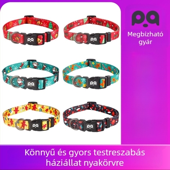 Poliészteres nyakörv háziállatok számára, kutyáknak és macskáknak, Kód 001, Doboz 50 darab