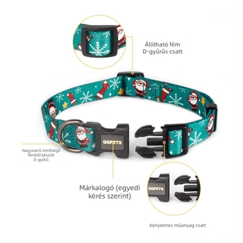 Poliészteres nyakörv háziállatok számára, kutyáknak és macskáknak, Kód 001, Doboz 50 darab