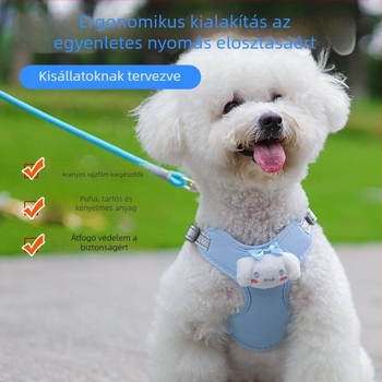 Naylon kutya mellkasi pántja – Brother Dao, fényvisszaverő, légáteresztő