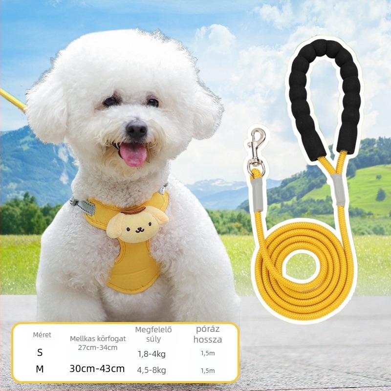 Naylon kutya mellkasi pántja – Brother Dao, fényvisszaverő, légáteresztő