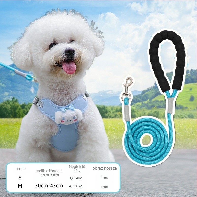 Naylon kutya mellkasi pántja – Brother Dao, fényvisszaverő, légáteresztő