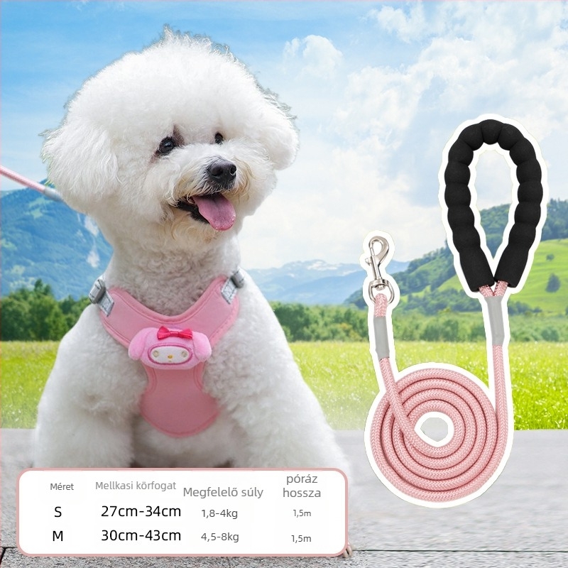 Naylon kutya mellkasi pántja – Brother Dao, fényvisszaverő, légáteresztő