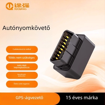 OBD nyomkövető B66 Baidu térképpel, GPS pontosság 5 m, 6 riasztási mód, vízálló, külső táplálás OBD-n keresztül