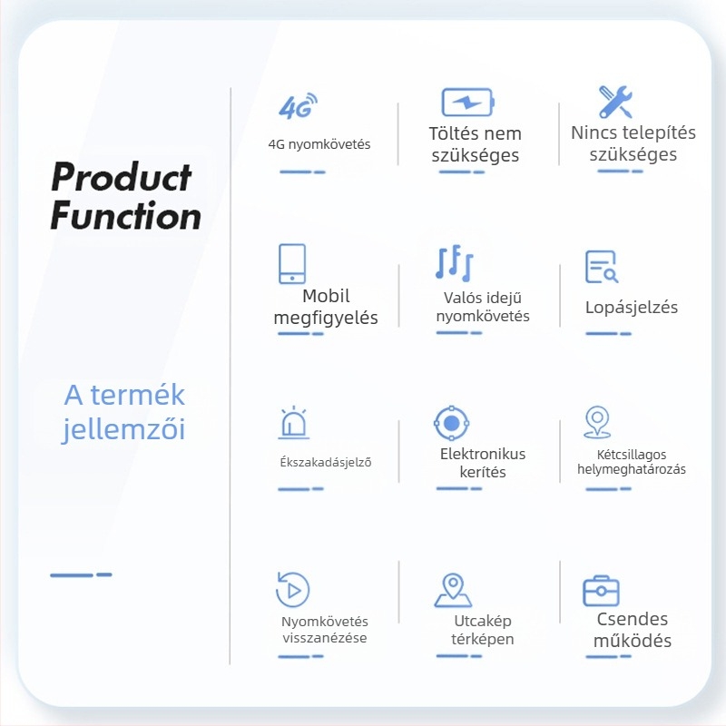 OBD nyomkövető B66 Baidu térképpel, GPS pontosság 5 m, 6 riasztási mód, vízálló, külső táplálás OBD-n keresztül
