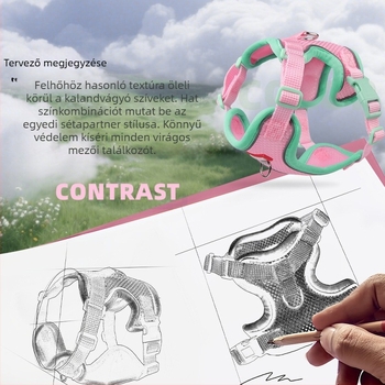 Belu Mellkasöv háziállatoknak – Poliészter, állítható, macskáknak, dobozban 240 db