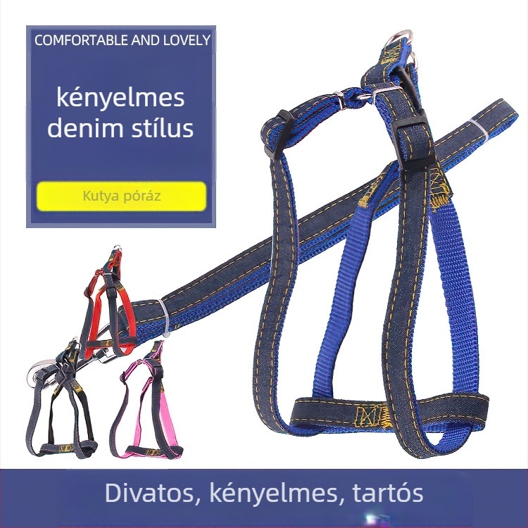 Nylonból készült háziállat-póráz – kopásálló, nem visszahúzódó, kutyáknak és macskáknak